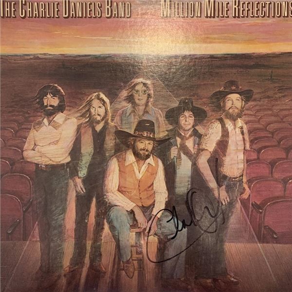 Charlie Daniels Signed Million Mile Reflections LP