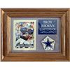 Image 2 : Dallas Cowboys Troy Aikman Signed Trading Card