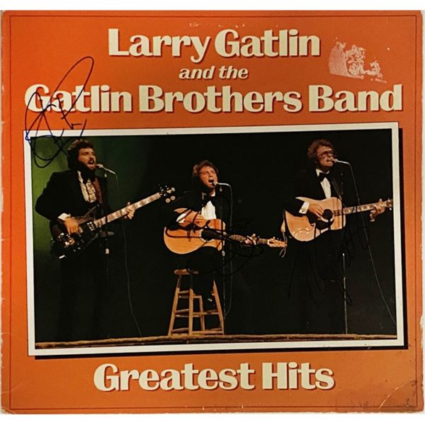 Larry Gatlin and Gatlin Brothers Signed LP Album