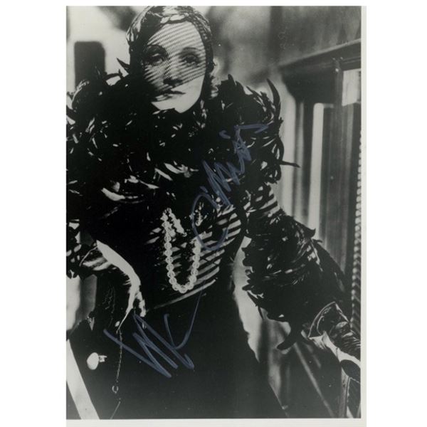 Marlene Dietrich Autographed Photo