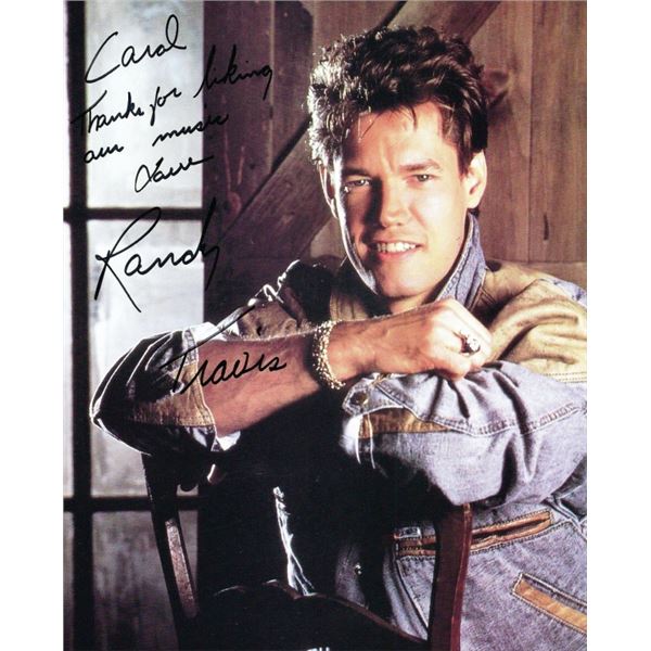 Randy Travis Signed Photo