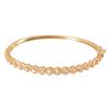 Image 1 : 14kt. Yellow Gold Diamond Bangle Bracelet
