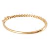 Image 2 : 14kt. Yellow Gold Diamond Bangle Bracelet