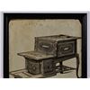 Image 2 : 1870 Thomas, Roberts & Co Stove Framed Ad