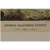 Image 3 : 1857 Calaveras County Framed Plate Print