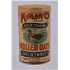 Image 2 : Kamo Brand Rolled Oats Container