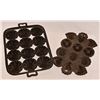 Image 1 : Two Cast Iron Biscuit Muffin Baking Pans