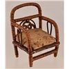 Image 2 : Miniature Doll Wicker Chair with Cushion