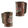 Image 1 : Pair of Falstaff Beer Tin Cup Mugs
