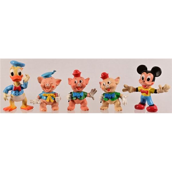 Collection of (5) Disney Character Squeeze Toys