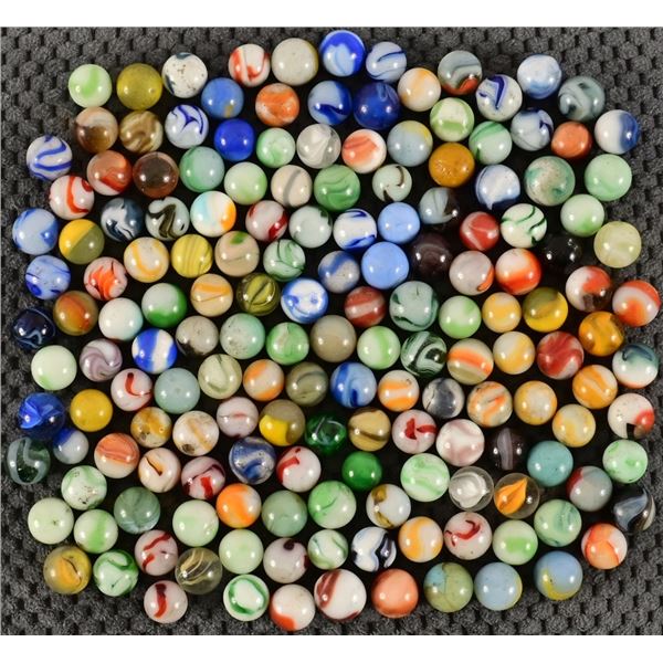 (165) Swirl Marbles