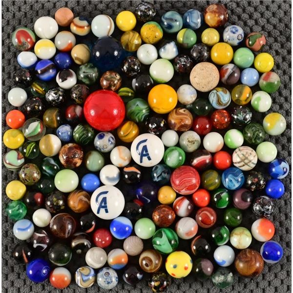 Collection of 150 Marbles