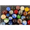 Image 2 : Collection of 50 Large Marbles