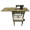 Image 1 : Singer Model 15-91 Sewing Machine & Cabinet c.1949