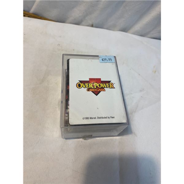 Marvel Overpower card game