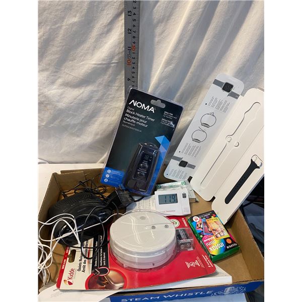 Block heater timer, smoke alarm ect