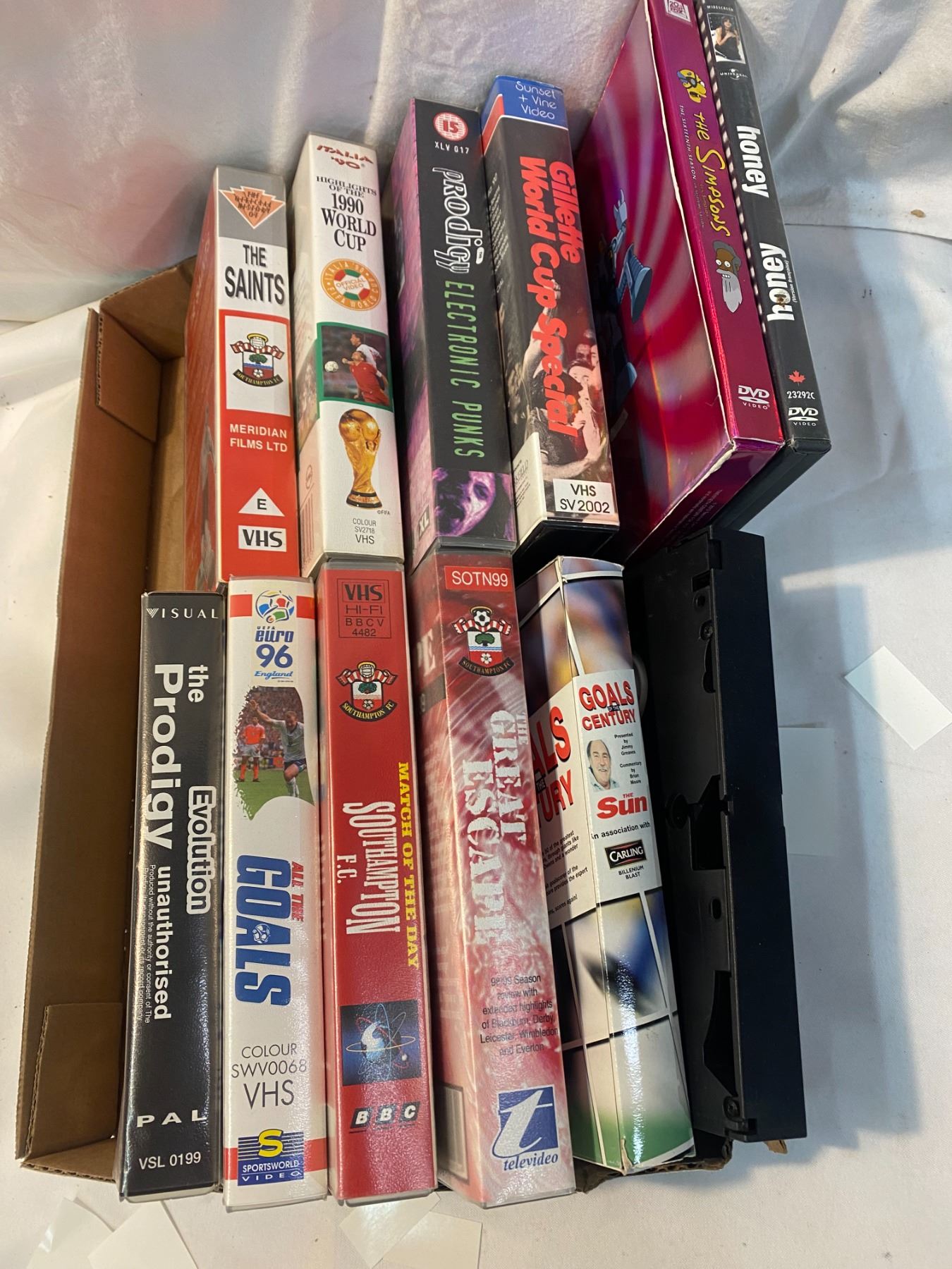 Sports vhs tapes
