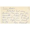 Image 1 : Vincent Price hand written signed postcard