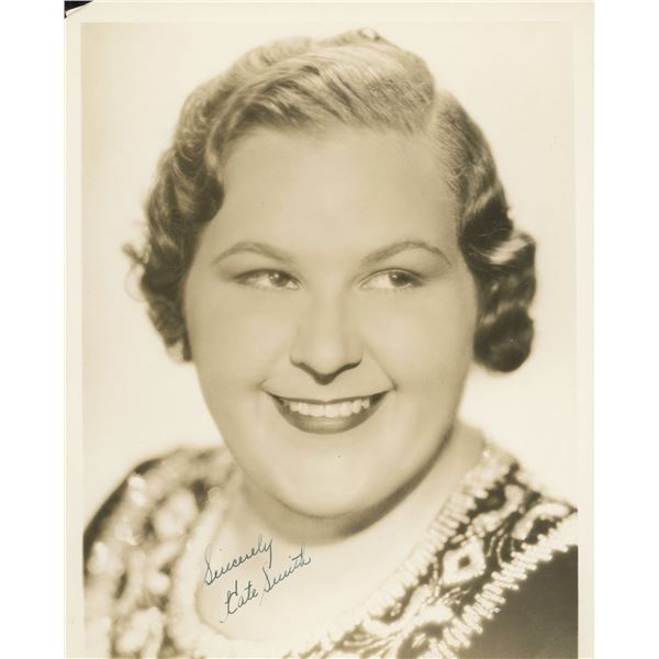 Kate Smith signed photo