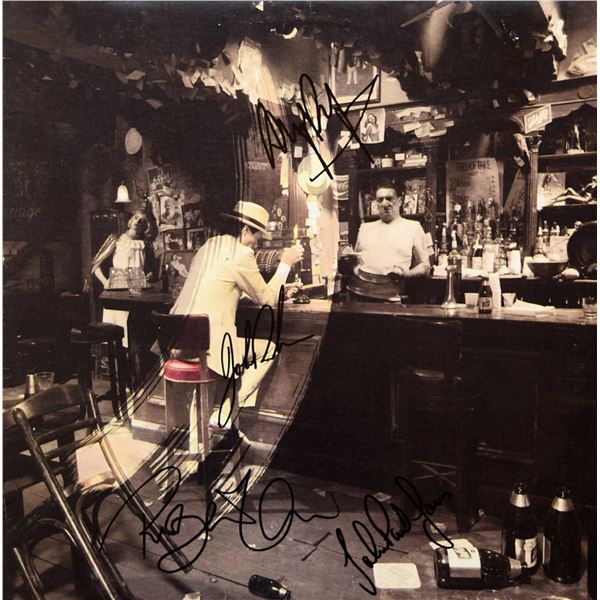 Led Zeppelin In Through The Out Door signed album
