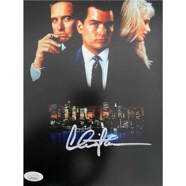 Charlie Sheen signed photo