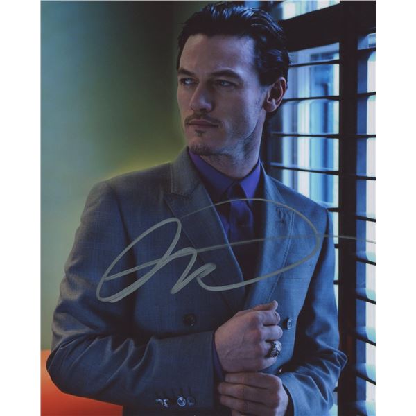 Luke Evans signed photo
