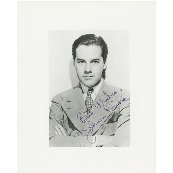 Johnny Downs signed photo