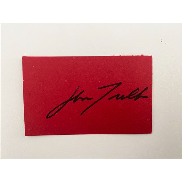 John Travolta Original Signature