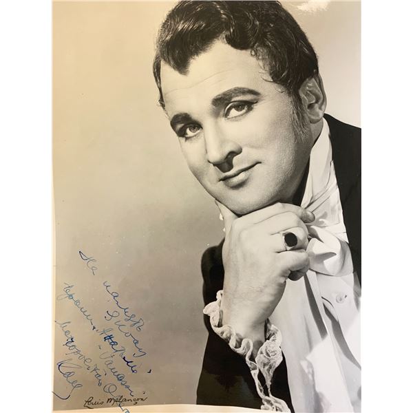 Nicolai Gedda signed photo