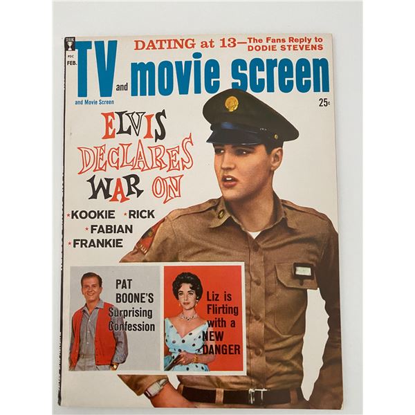 TV and Movie Screen Magazine. February 1960 Issue