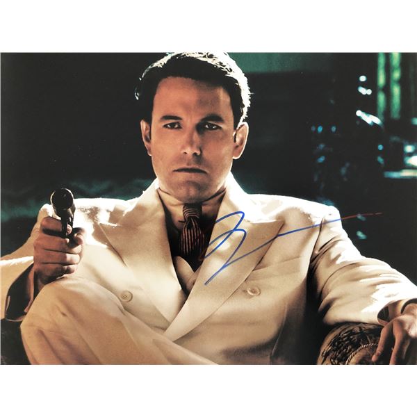 Live By Night Ben Affleck signed movie photo