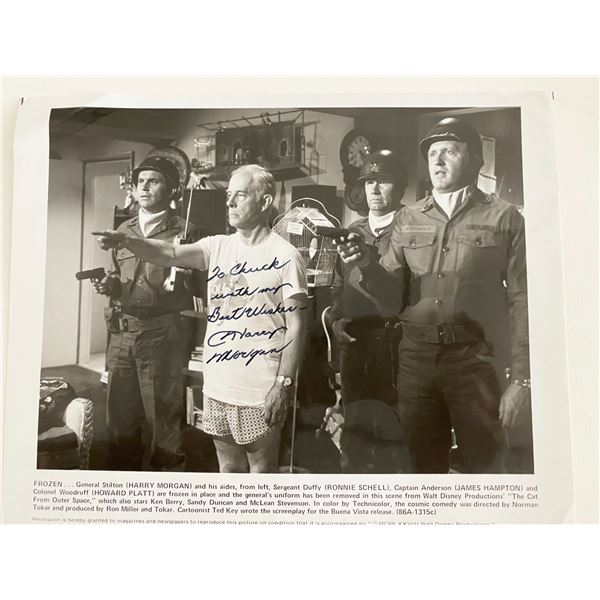 MASH star Harry Morgan signed photo