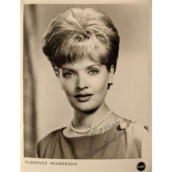 Florence Henderson signed photo