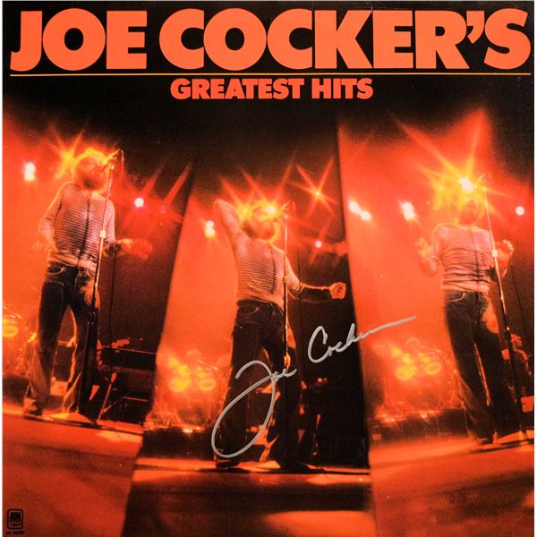 Joe Cocker Greatest Hits signed album