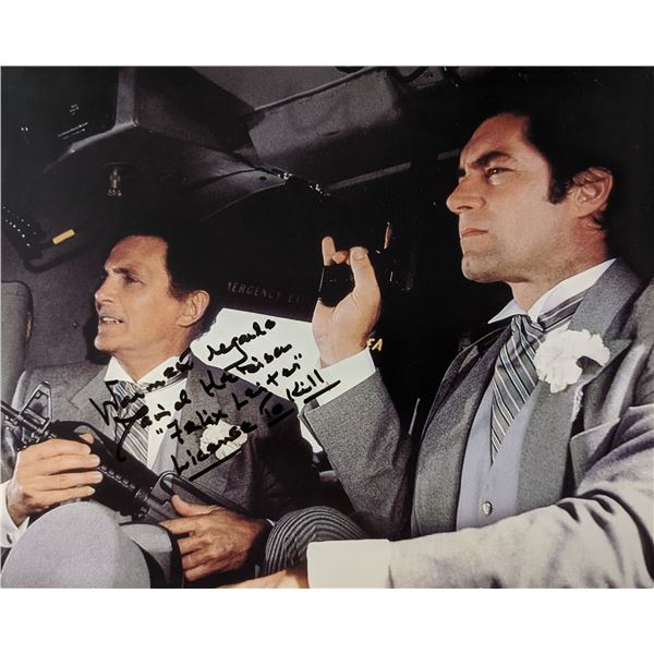 David Hedison signed photo- License to Kill
