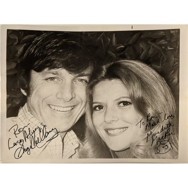 Meredith MacRae / Greg Mullavey signed photo
