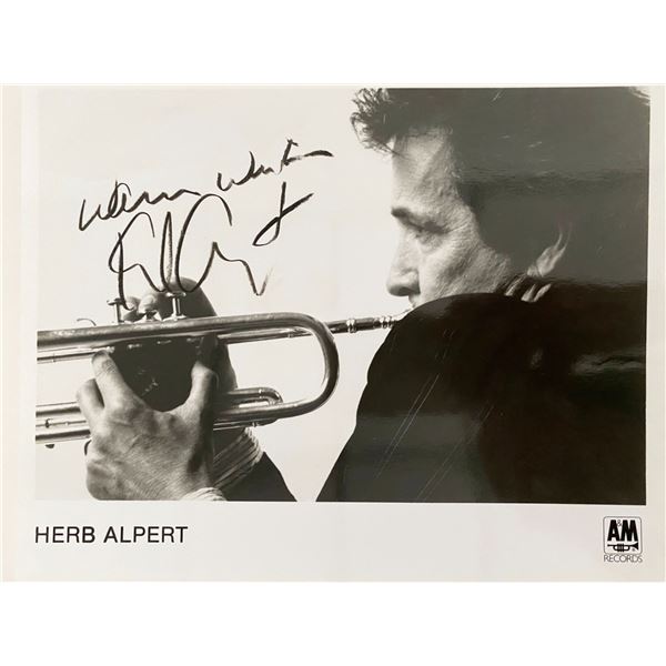 Herb Alpert signed photo