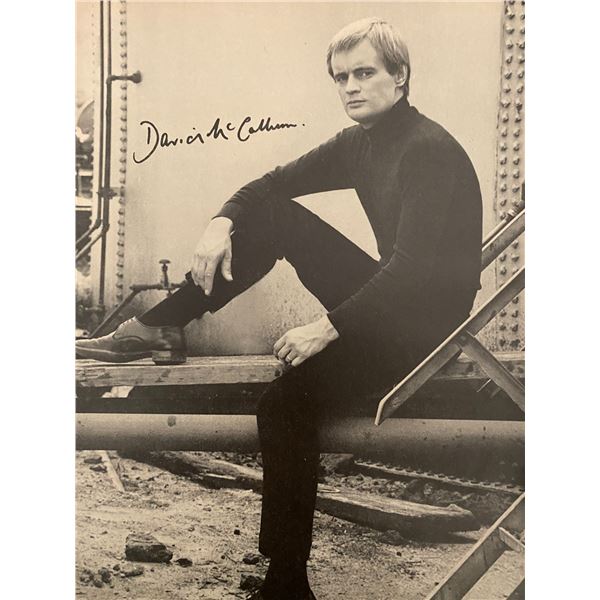 David McCallum Signed McCallum and Vaughn Magazine.