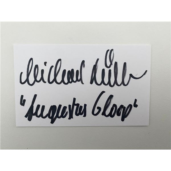 Willy Wonka Augustus Gloop Michael Bollner original signature