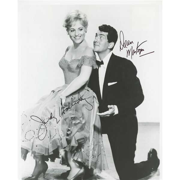 Dean Martin and Judy Holliday signed photo