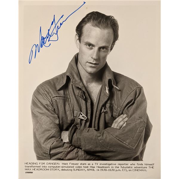 Matt Frewer signed photo