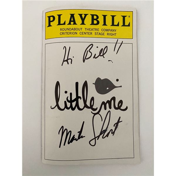 Martin Short signed Little Me Playbill