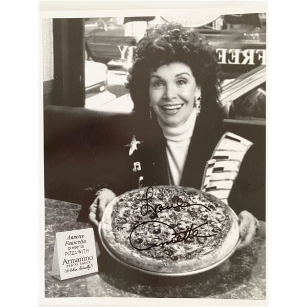 Annette Funicello signed photo