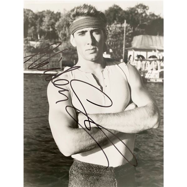 Nicholas Cage signed photo