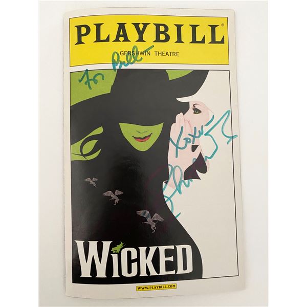 Wicked signed Playbill