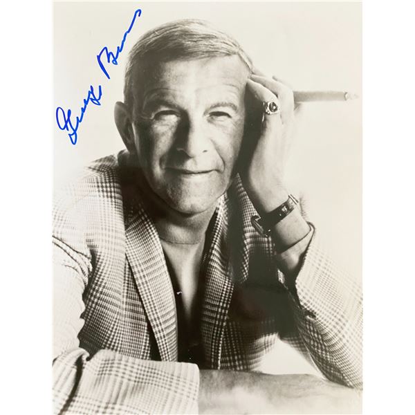 George Burns signed photo