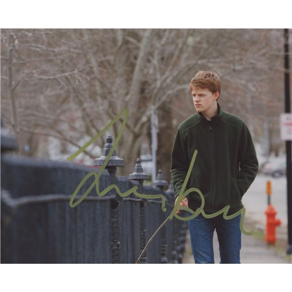 Lucas Hedges signed movie photo