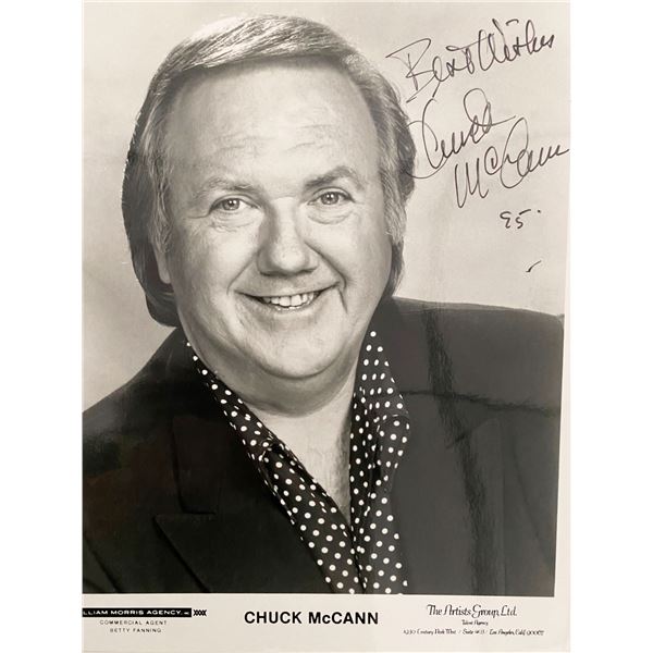 Chuck McCann signed photo