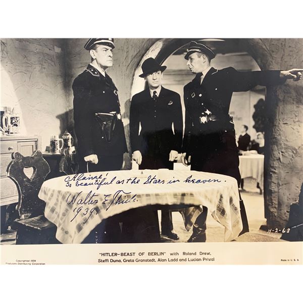 Walter Thiele signed movie photo