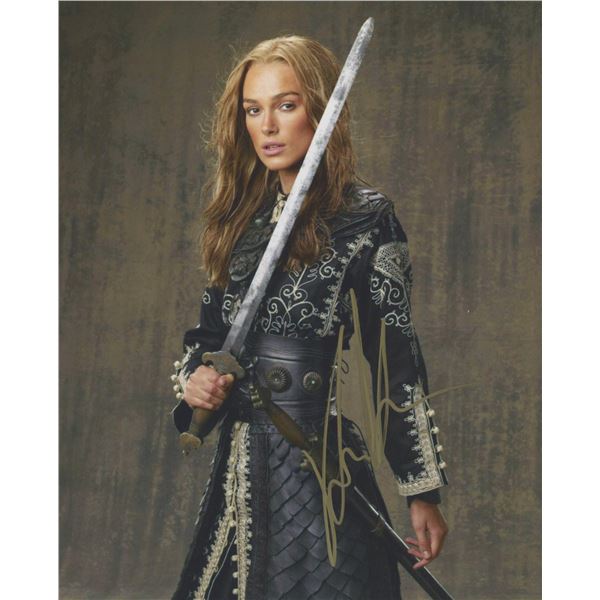 Pirates of the Caribbean Keira Knightley signed photo